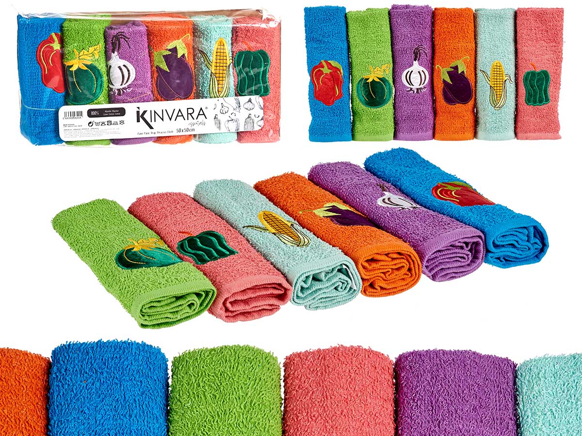 Pack 6 Paños Cocina