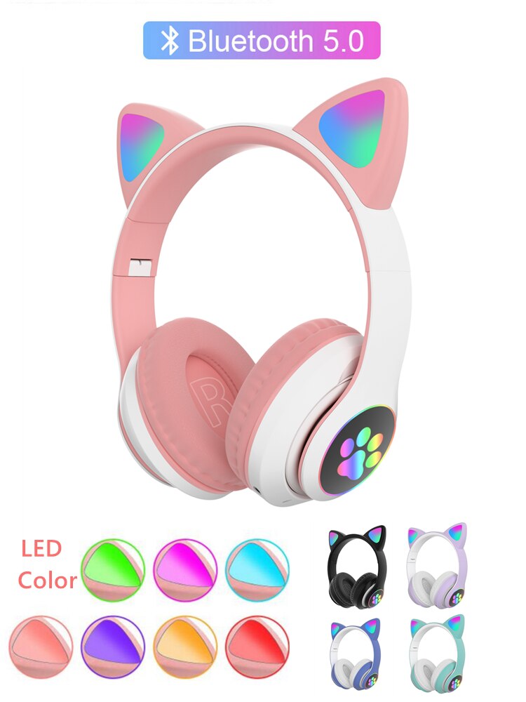 Cascos Inalámbricos Orejas Gato